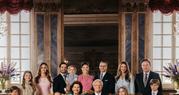 Alle Schweden-Royals auf einem Bild