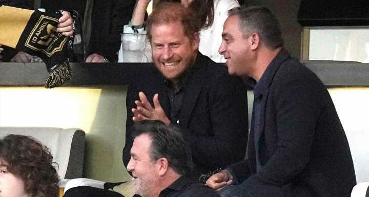 Nach schmollendem Konzert-Besuch: Beweisfotos! Ohne Meghan kann Harry wieder lachen