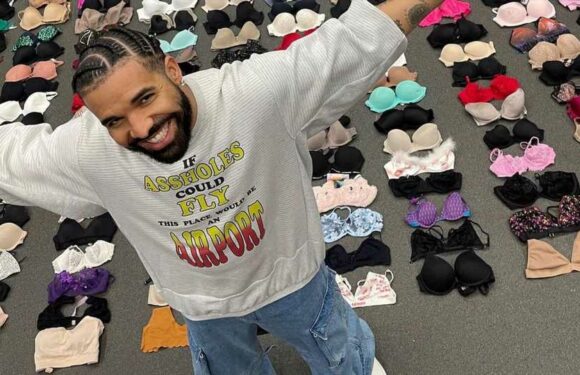 Reizvolle Tour-Ausbeute: Drake prahlt mit XXL-BH-Sammlung!