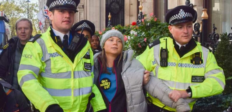 Greta Thunberg wurde bei Klima-Demo in London verhaftet!