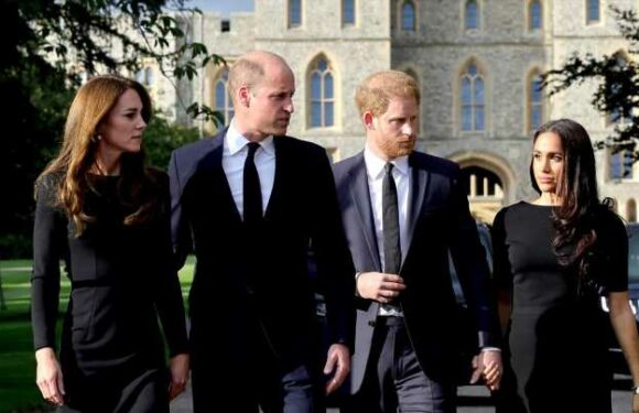 Letzter Auftritt mit Kate + William: Schubste Prinz Harry Meghan dabei aus dem Weg?