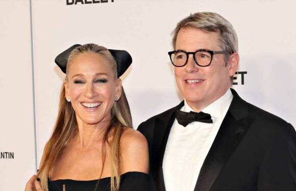 Süßer Auftritt: Sarah Jessica Parker und Matthew strahlen