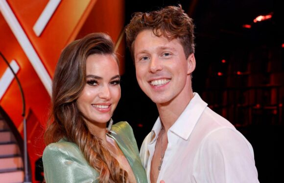 Baby an Bord! Hier tanzen Renata und Valentin Lusin zu dritt